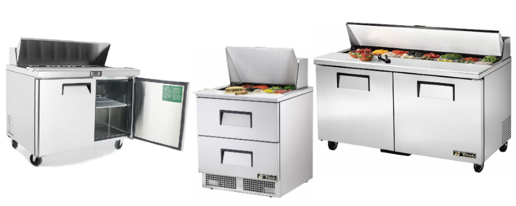 Sandwich Prep Table Coolers and Freezers